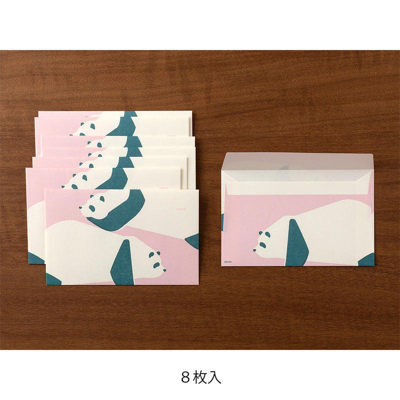 Midori - Easy & Cosy Envelope Panda-Briefpapier-DutchMills