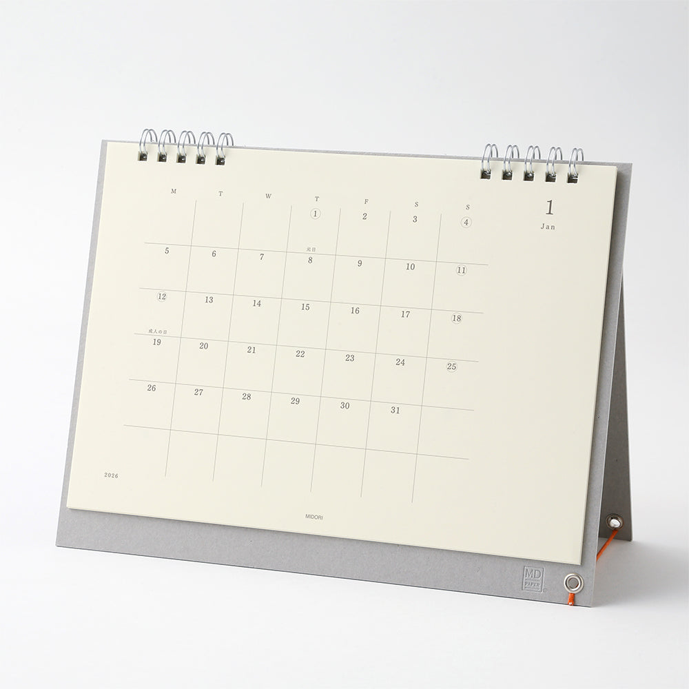 Midori - MD Desk Calendar Monthly 2026-Kalender-DutchMills