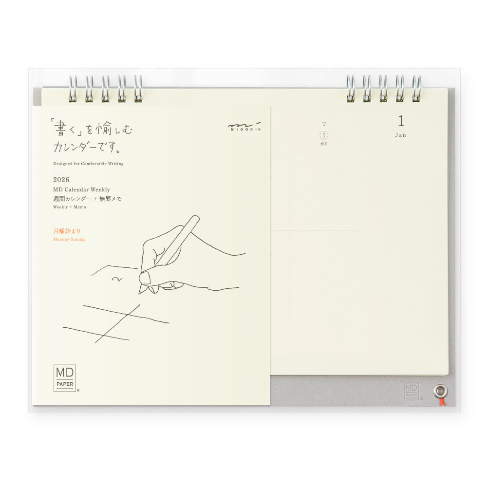 Midori - MD Desk Calendar Weekly 2026-Kalender-DutchMills
