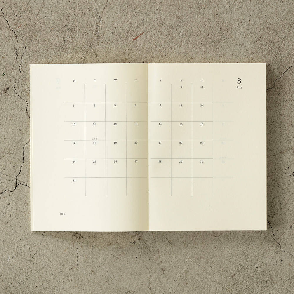 Midori - MD Notebook Diary 2026 - A5-Agenda-DutchMills