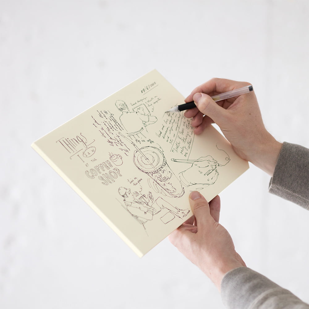 Midori - MD Paper Pad A4 - Blank-Notitieblok-DutchMills