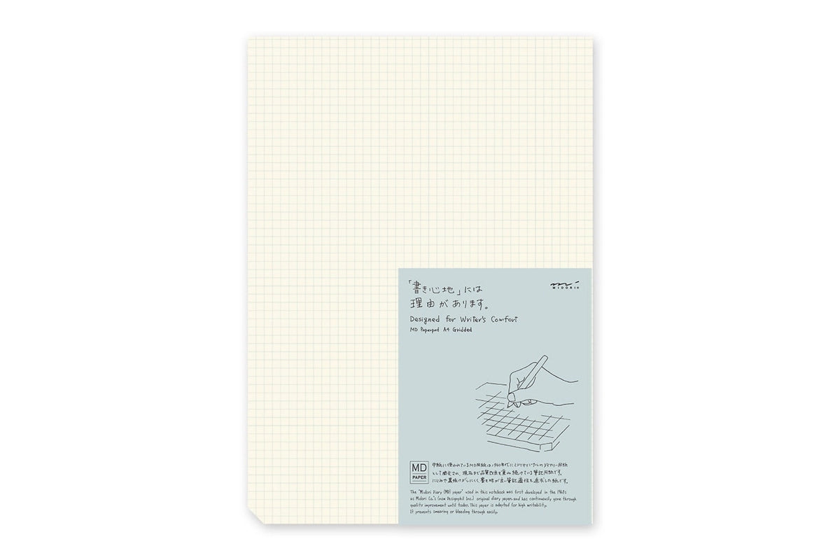 Midori - MD Paper Pad A5 - Grid-Notitieblok-DutchMills