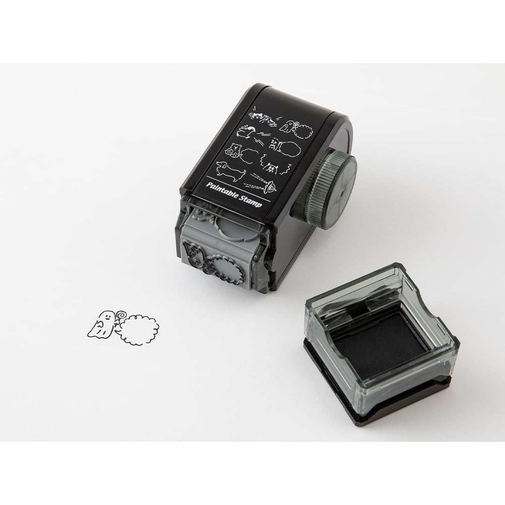 Midori - Paintable Rotating Stamp - Dial Speech Bubble-Stempel-DutchMills