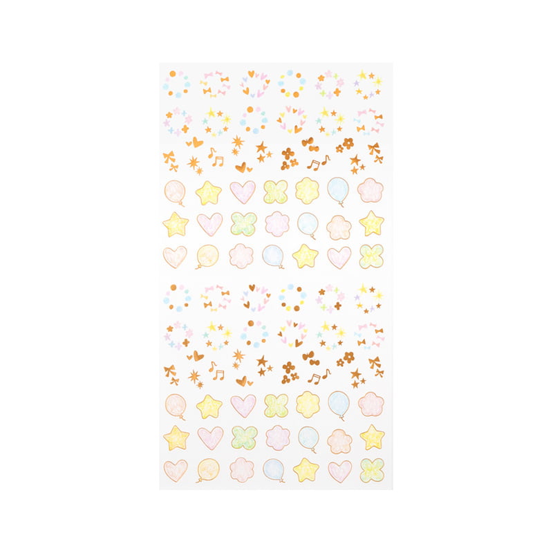 Midori - Sticker Date Twinkling Pastel-Sticker-DutchMills