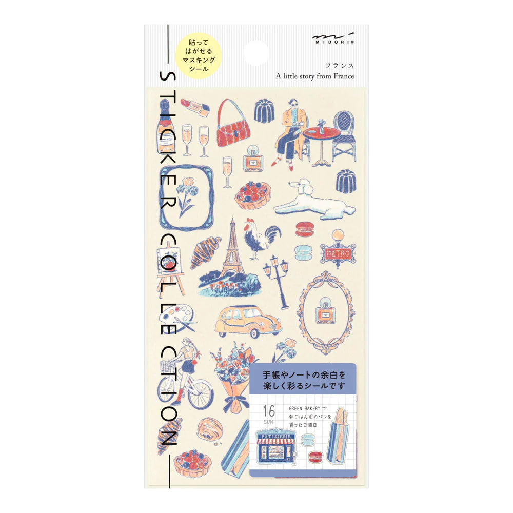 Midori - Sticker French Motifs-Sticker-DutchMills