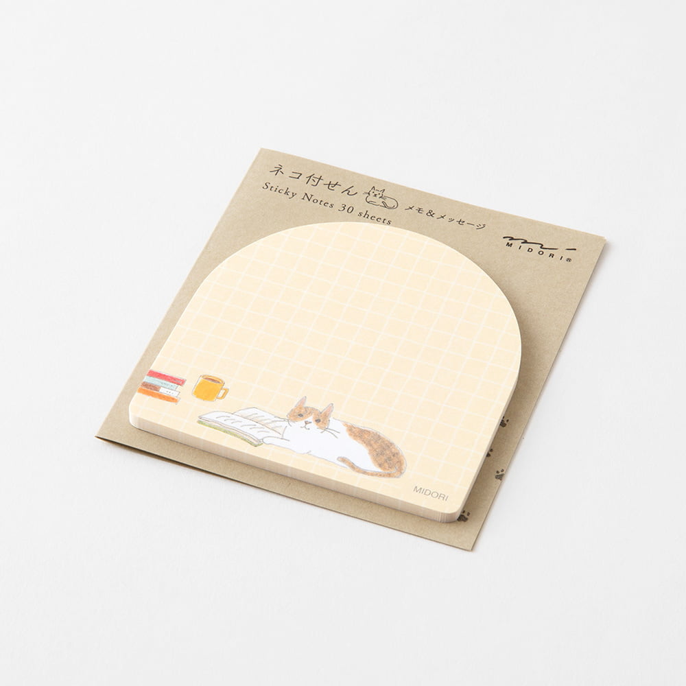 Midori - Sticky Notes - Book and Cat-Sticky Notes-DutchMills