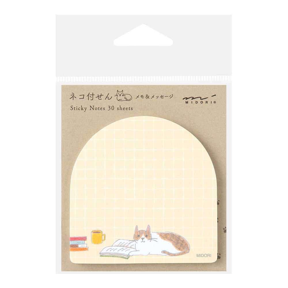 Midori - Sticky Notes - Book and Cat-Sticky Notes-DutchMills