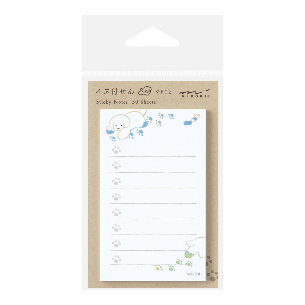 Midori - Sticky Notes - To Do Dog White-Sticky Notes-DutchMills