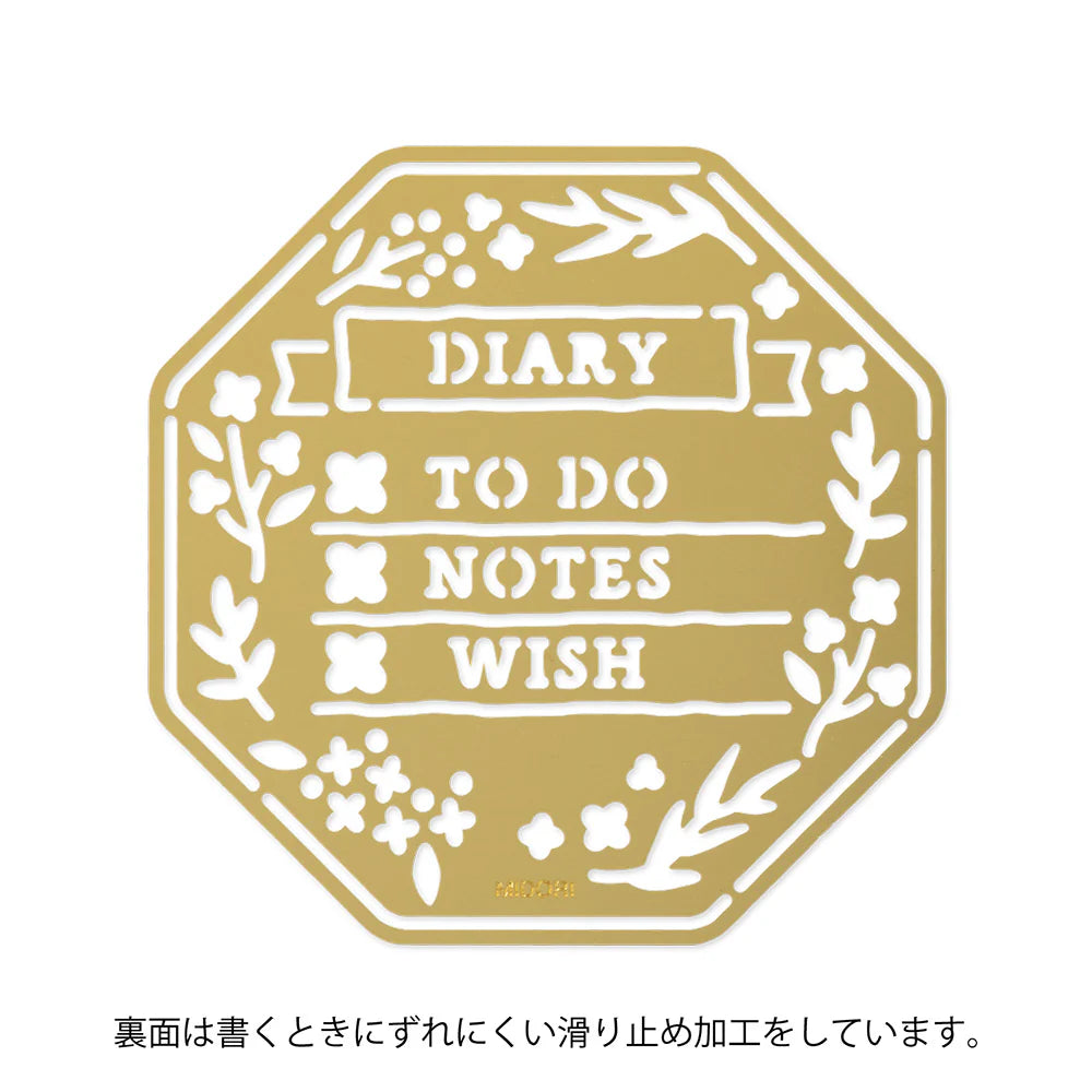 Midori - Calender Template Wreath-Liniaal-DutchMills