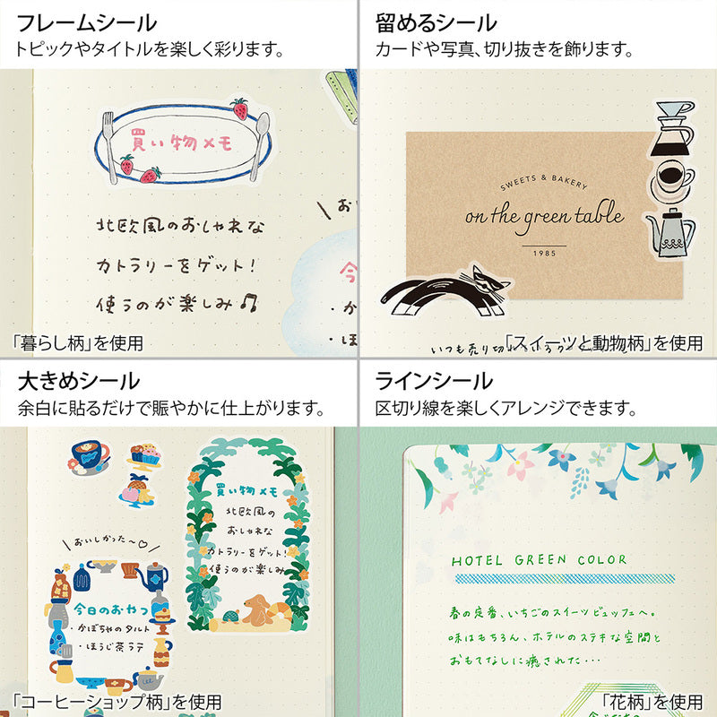 Midori - Yuru Log Vol. 3 Decoration Sticker Daily Life