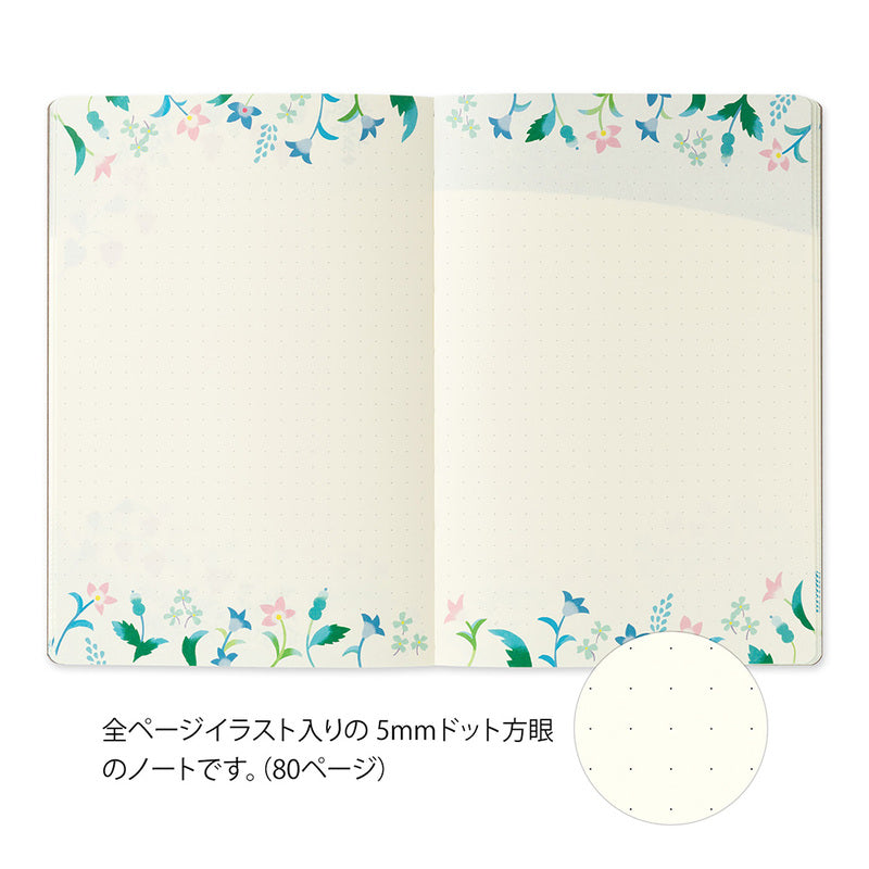 Midori - Yuru Log - Vol. 3 Notebook B6 Floral-Notitieboek-DutchMills