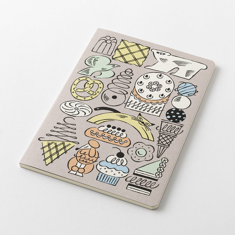 Midori - Yuru Log - Vol. 3 Notebook B6 Sweets & Animals-Notitieboek-DutchMills