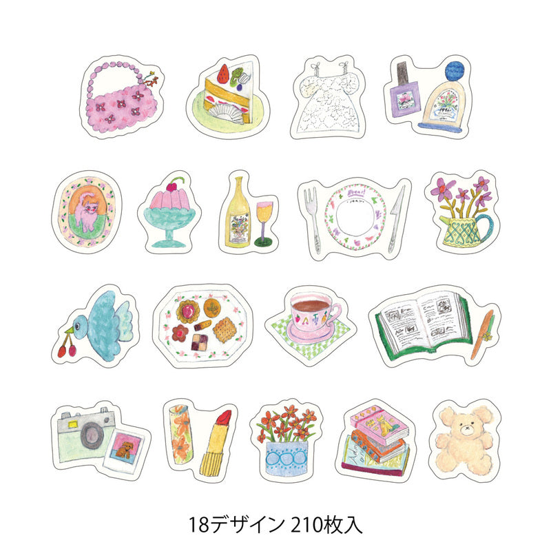 Midori - Yuru Log Vol. 3 Roll Sticker Motifs-Maskingtape-DutchMills
