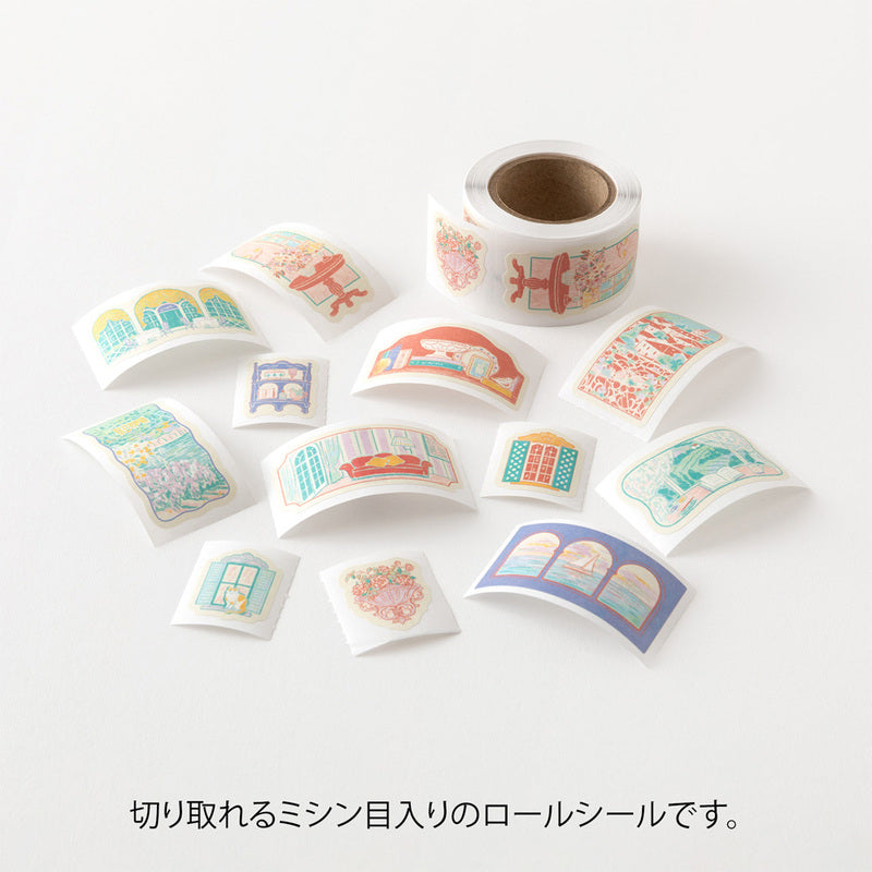 Midori - Yuru Log Vol. 3 Roll Sticker Window Views-Maskingtape-DutchMills
