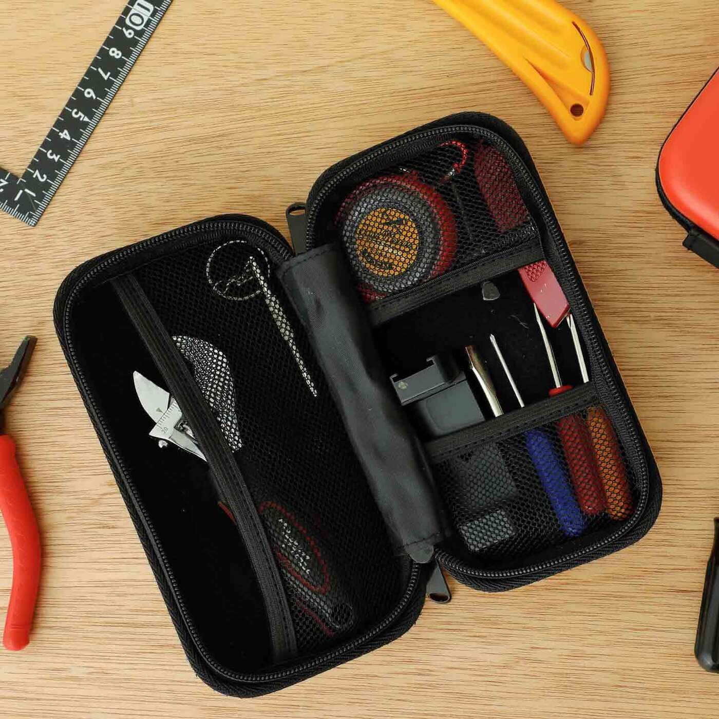 Nähe - Hard Shell Case Small - Orange-Etui-DutchMills