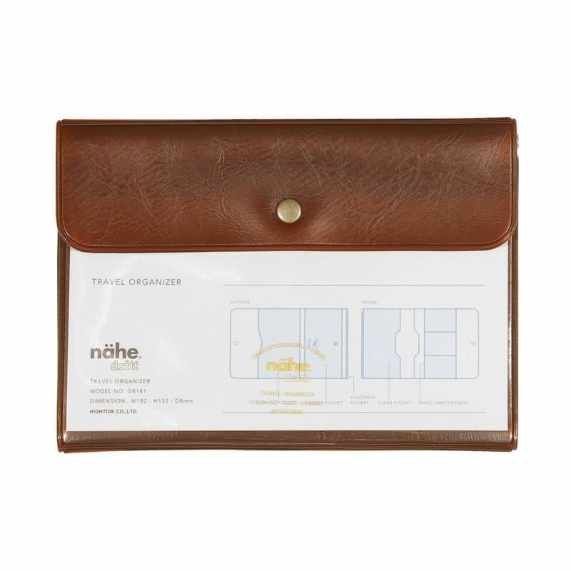 Nähe - Travel Organizer - Clear Brown-Etui-DutchMills