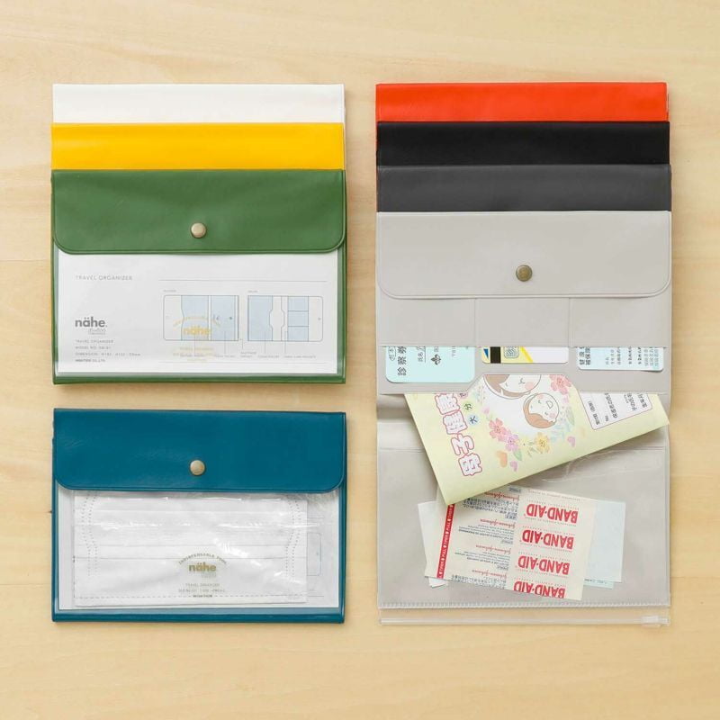 Nähe - Travel Organizer - Green-Etui-DutchMills