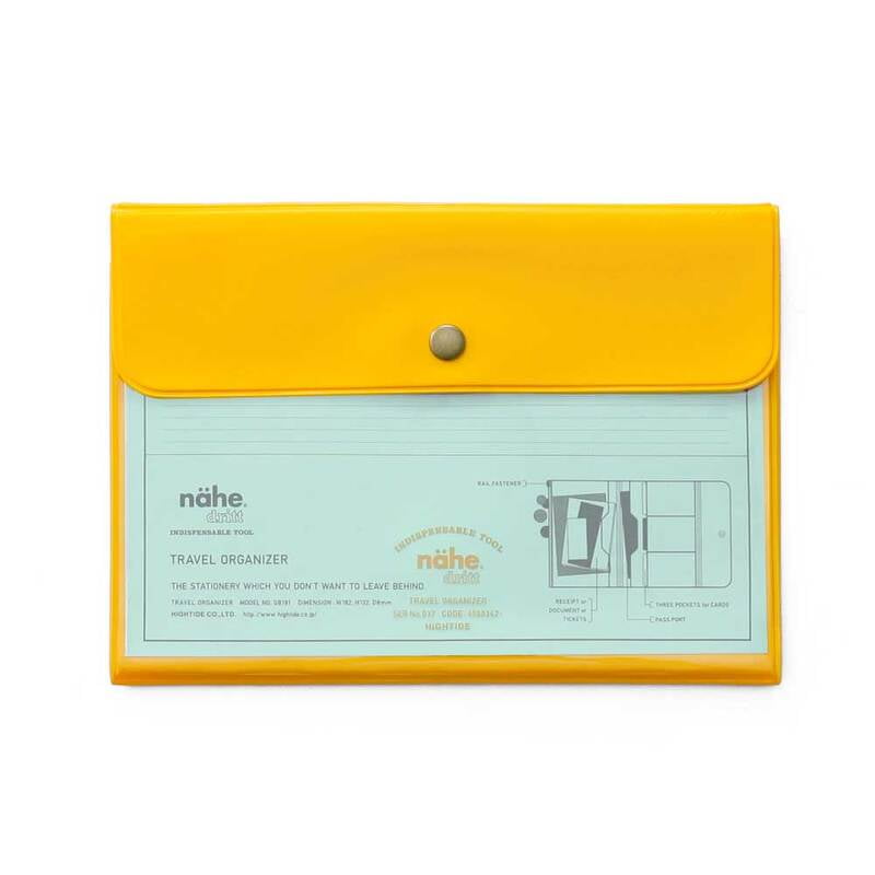 Nähe - Travel Organizer - Yellow-Etui-DutchMills