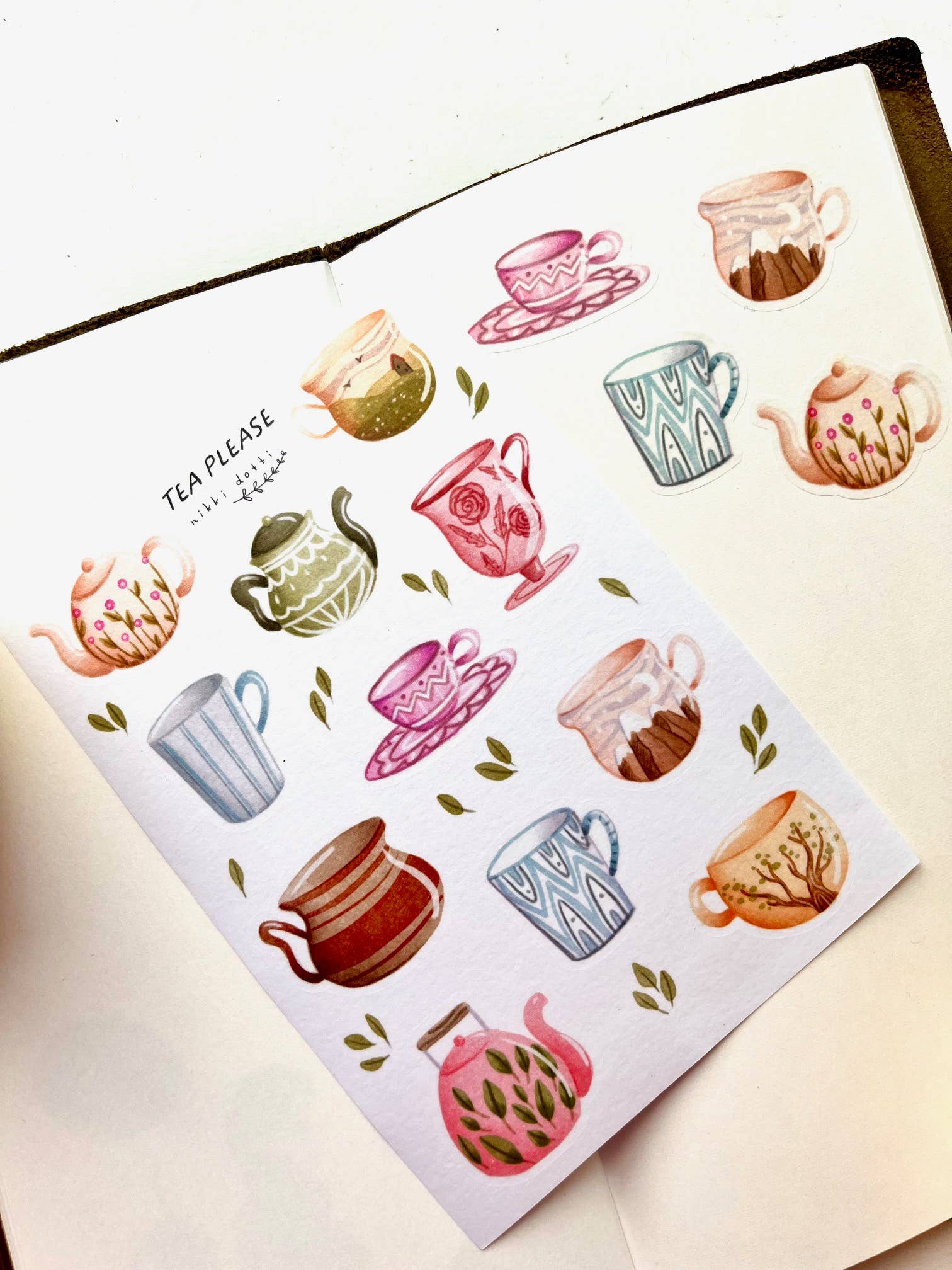 Sticker sheet - Tea please-DutchMills