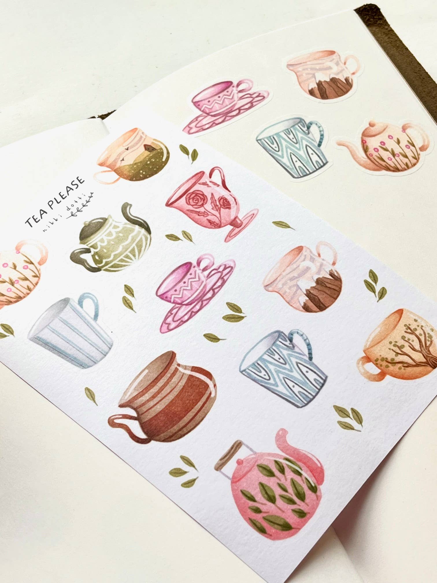 Sticker sheet - Tea please-DutchMills