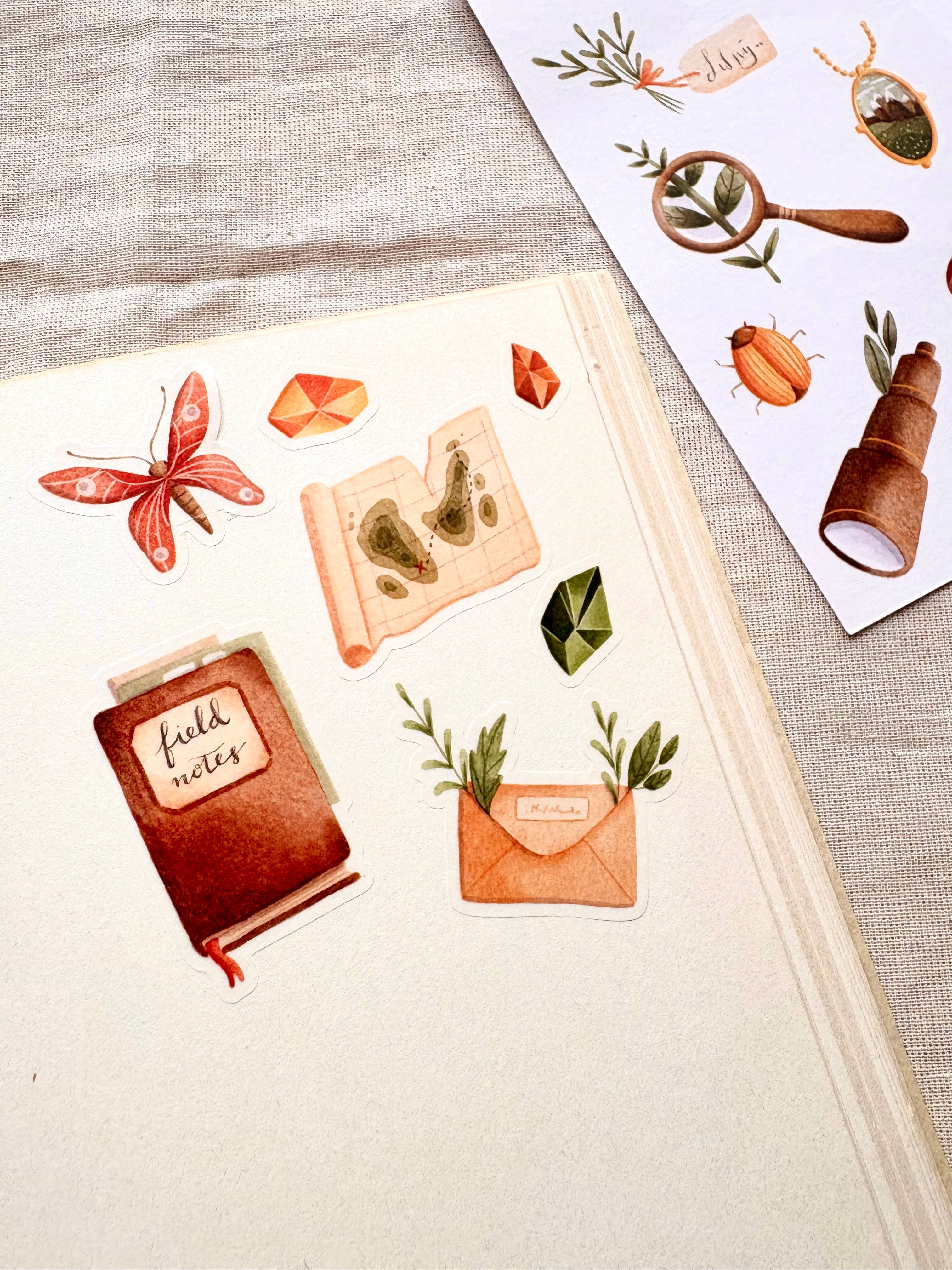 Sticker sheet - Treasure hunting-DutchMills