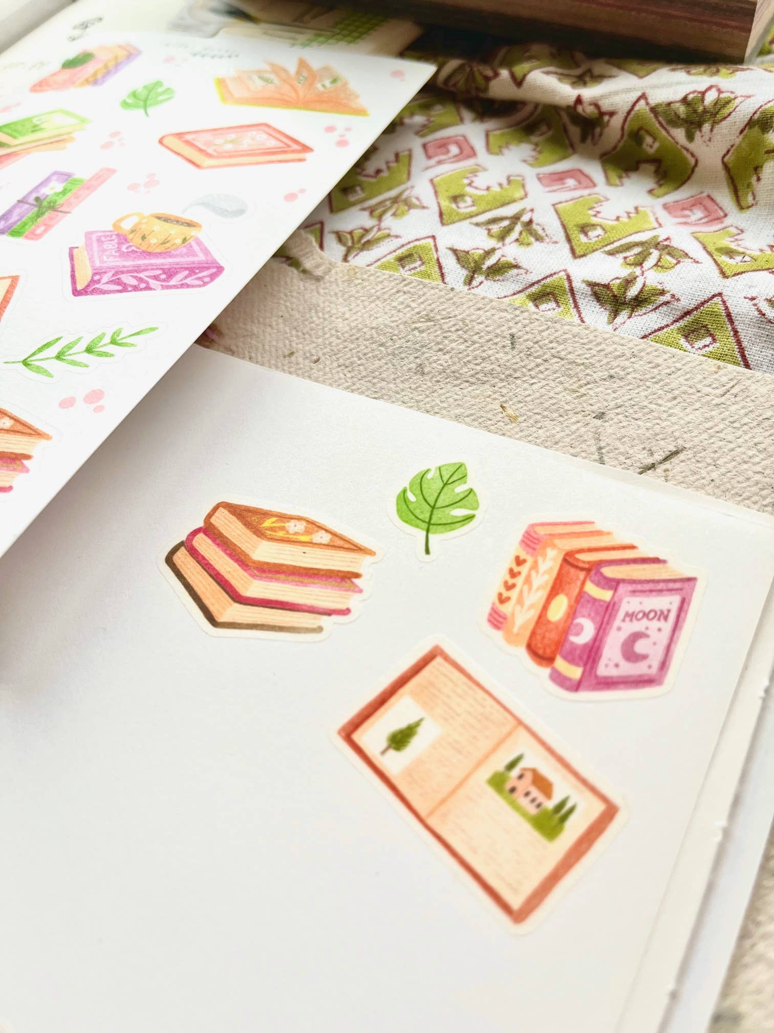 Sticker sheet - Books-DutchMills