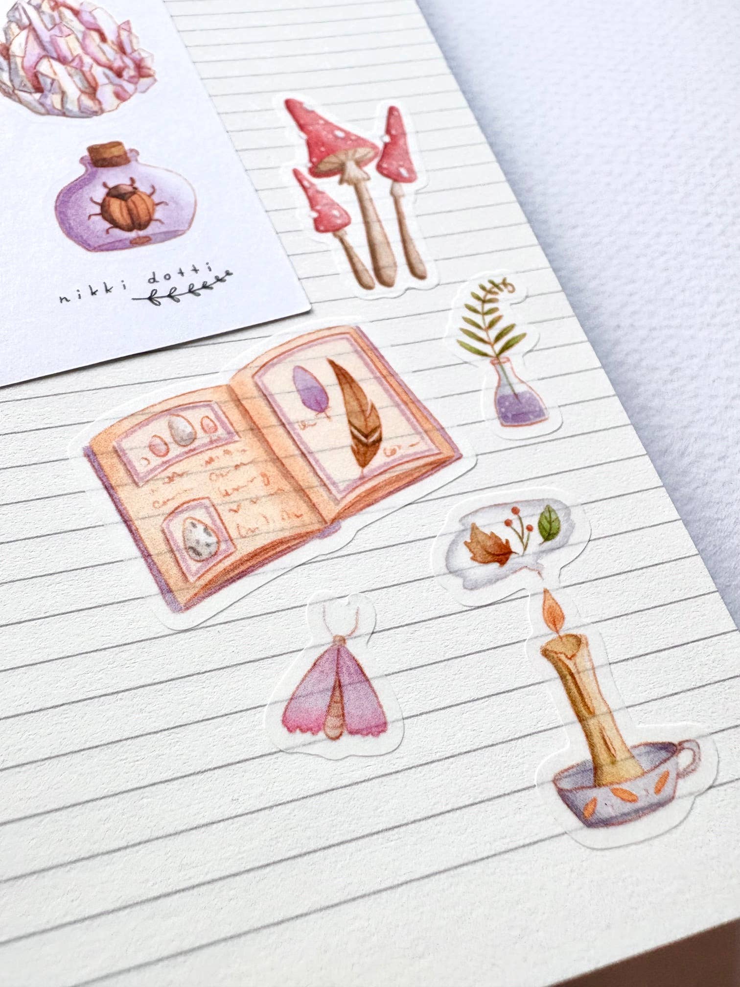 Sticker sheet - Nature witch-DutchMills
