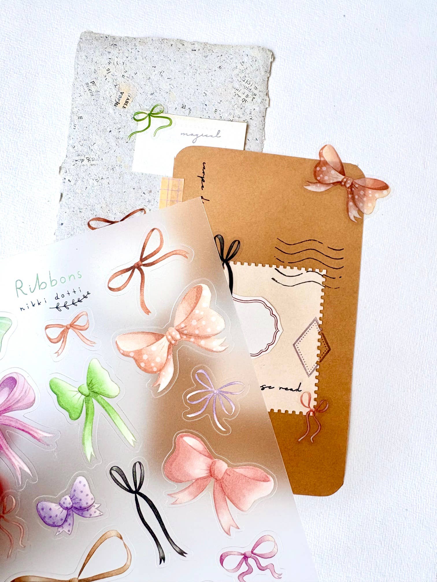 Sticker sheet - Ribbons-DutchMills