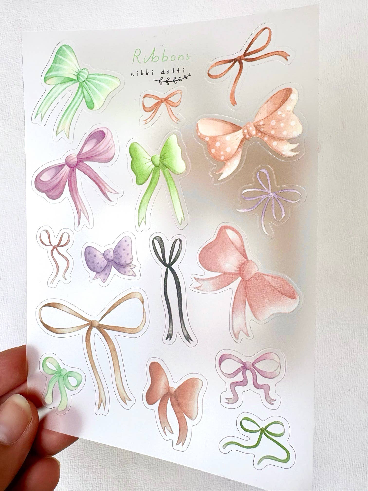Sticker sheet - Ribbons-DutchMills