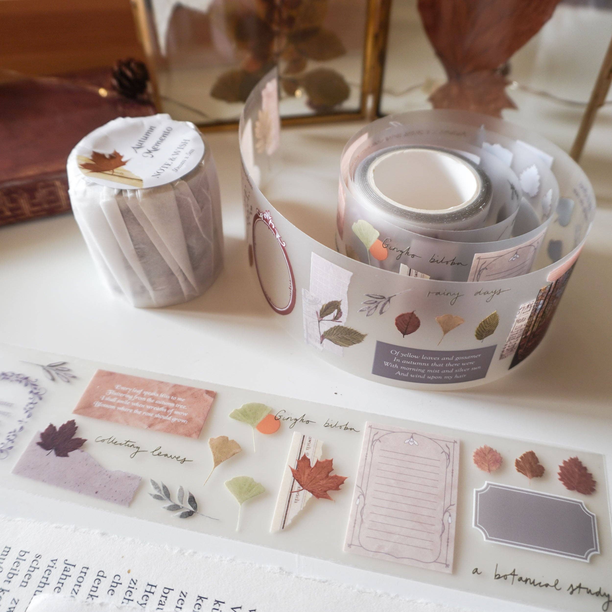 Autumn Memento PET Tape-DutchMills