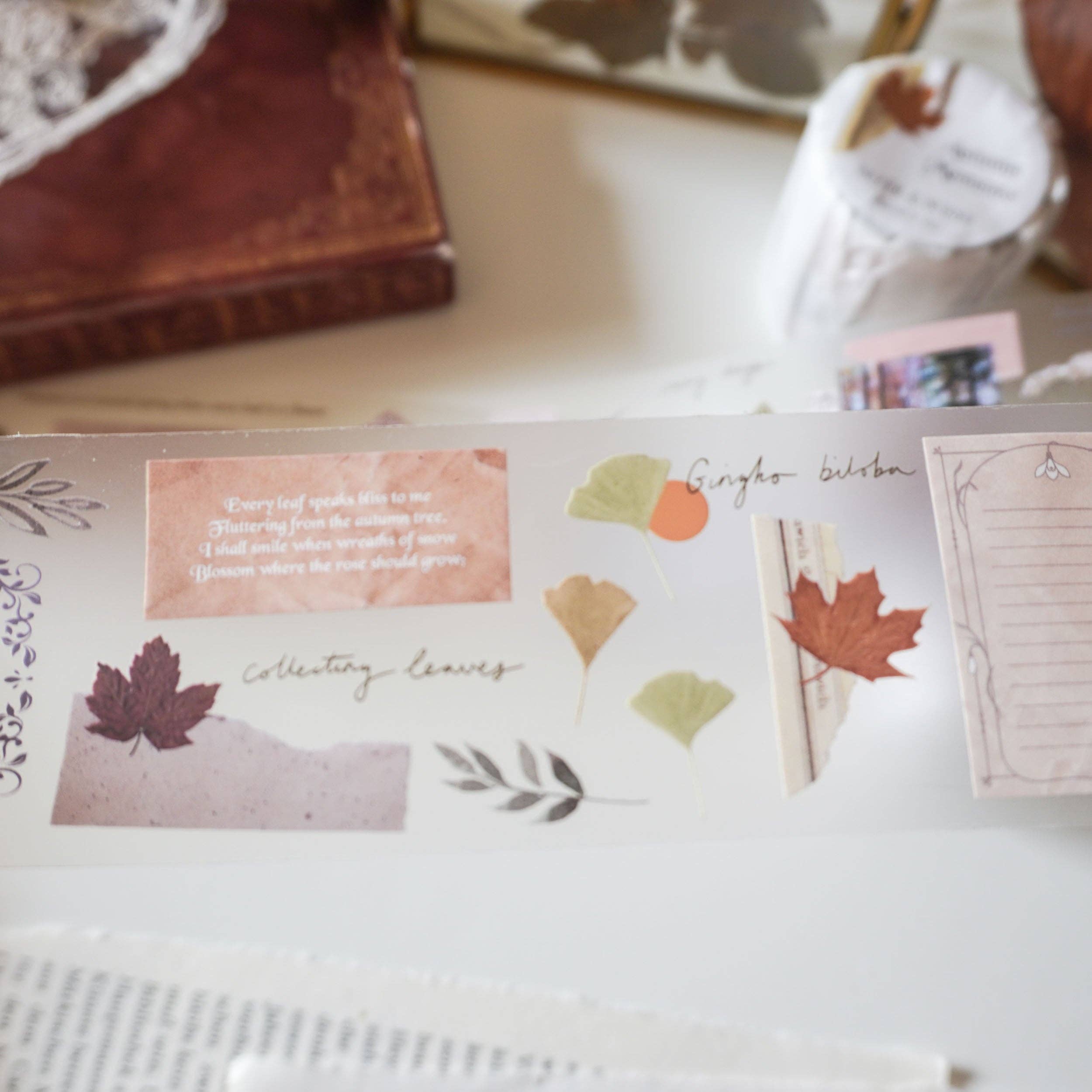 Autumn Memento PET Tape-DutchMills