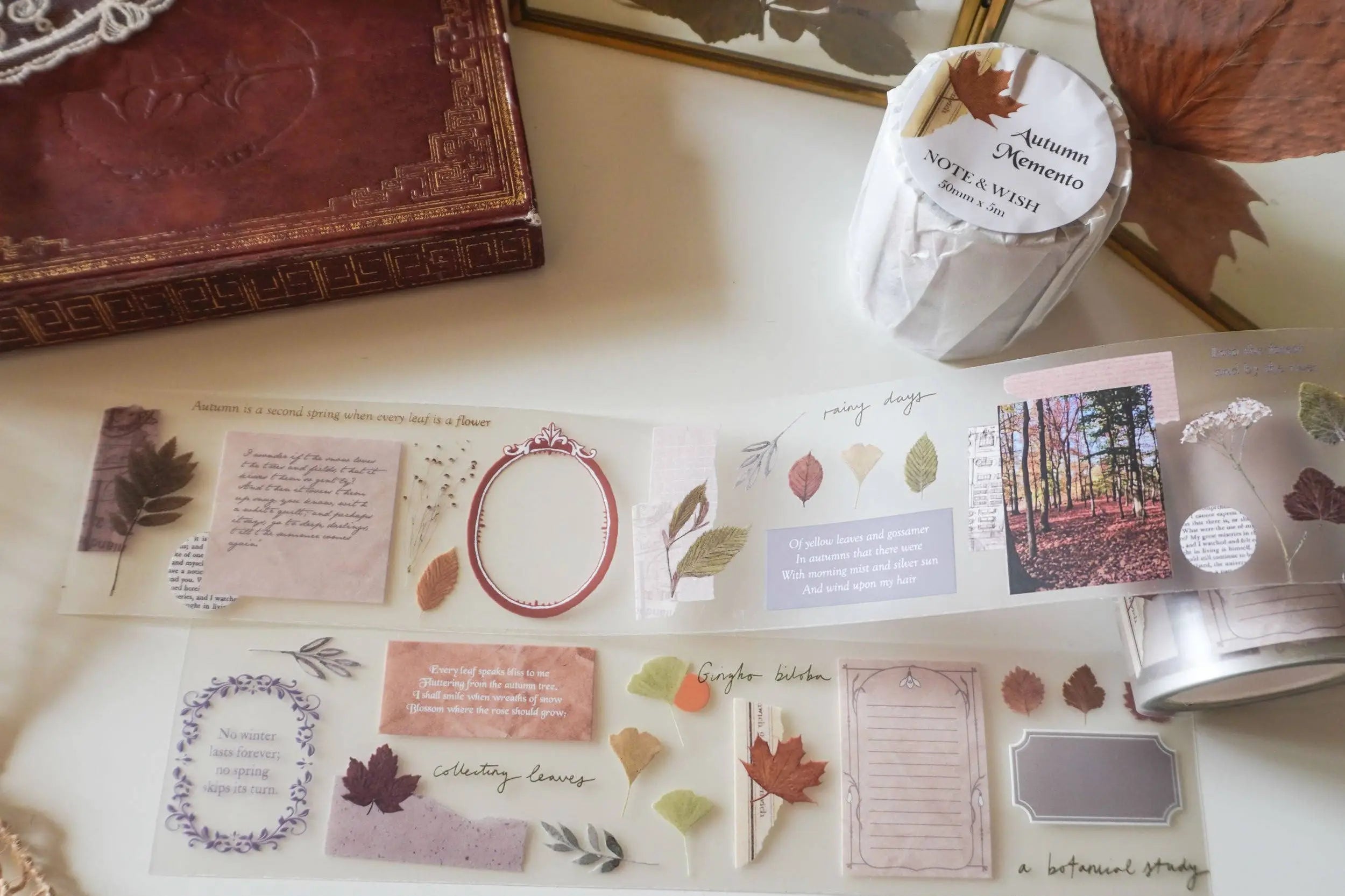 Note & Wish - Autumn Memento PET Tape-Maskingtape-DutchMills