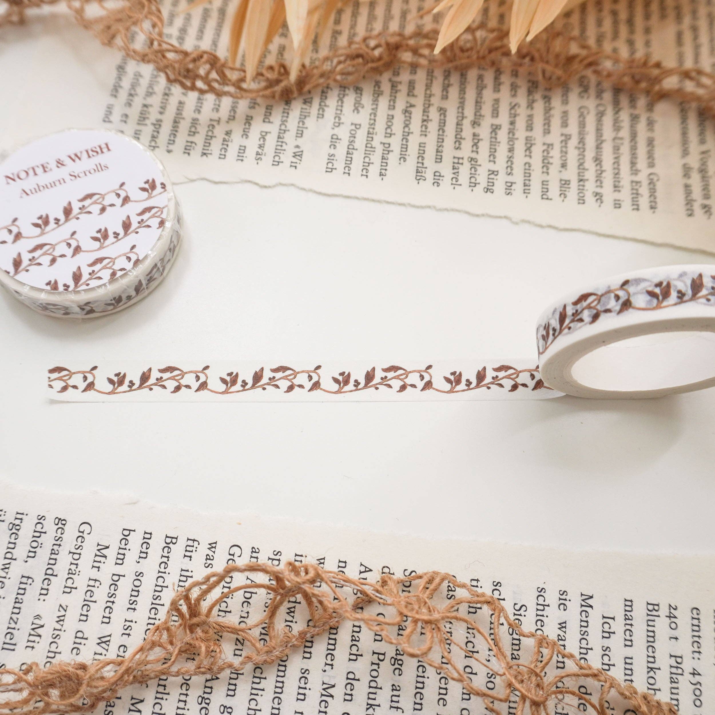 Autumn Scrolls Washi Tape-DutchMills