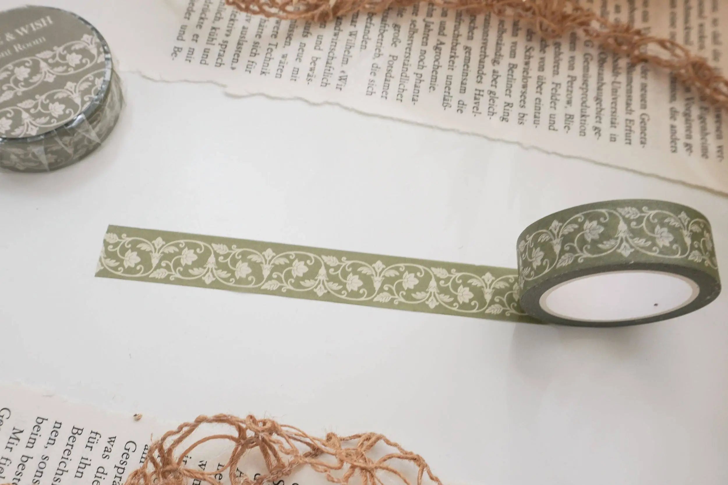 Note & Wish - Front Room - Victorian Wallpaper Washi Tape-Maskingtape-DutchMills