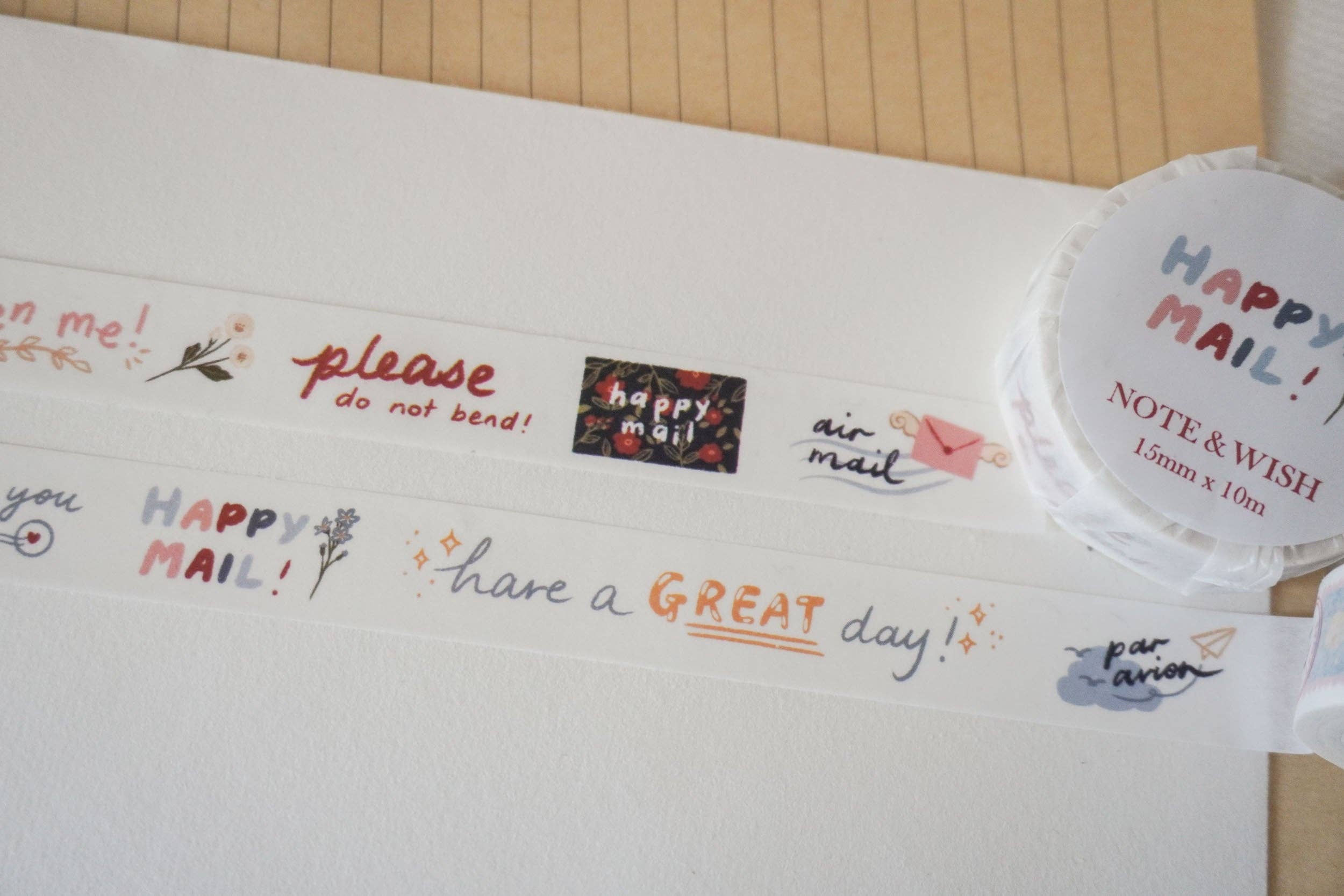 Happy Mail Washi Tape-DutchMills