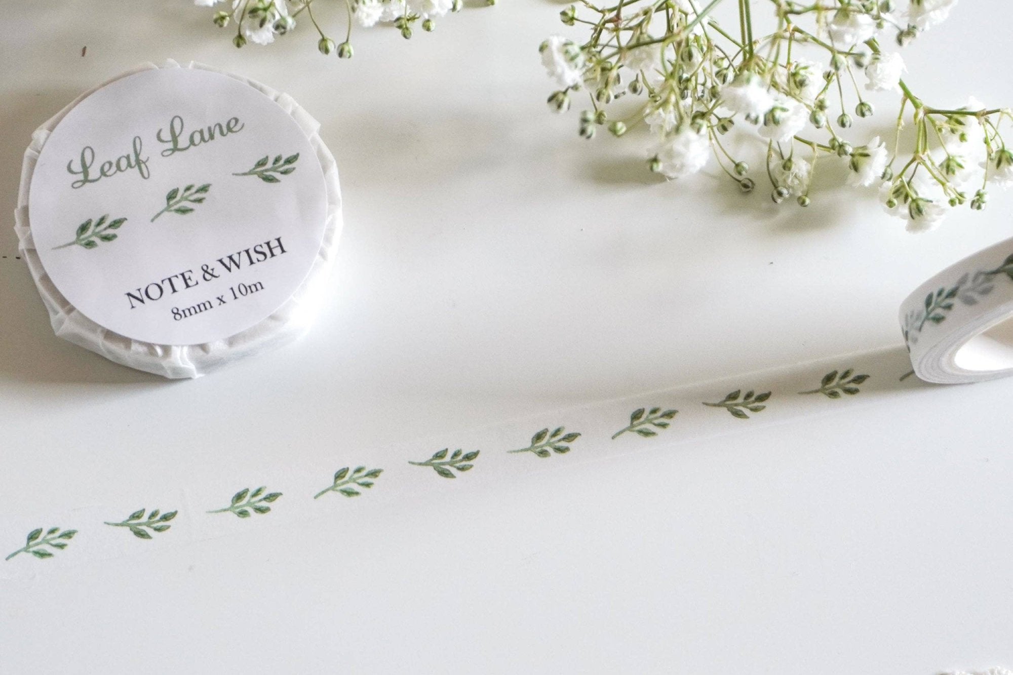 Note & Wish - Leaf Lane Washi Tape-Maskingtape-DutchMills