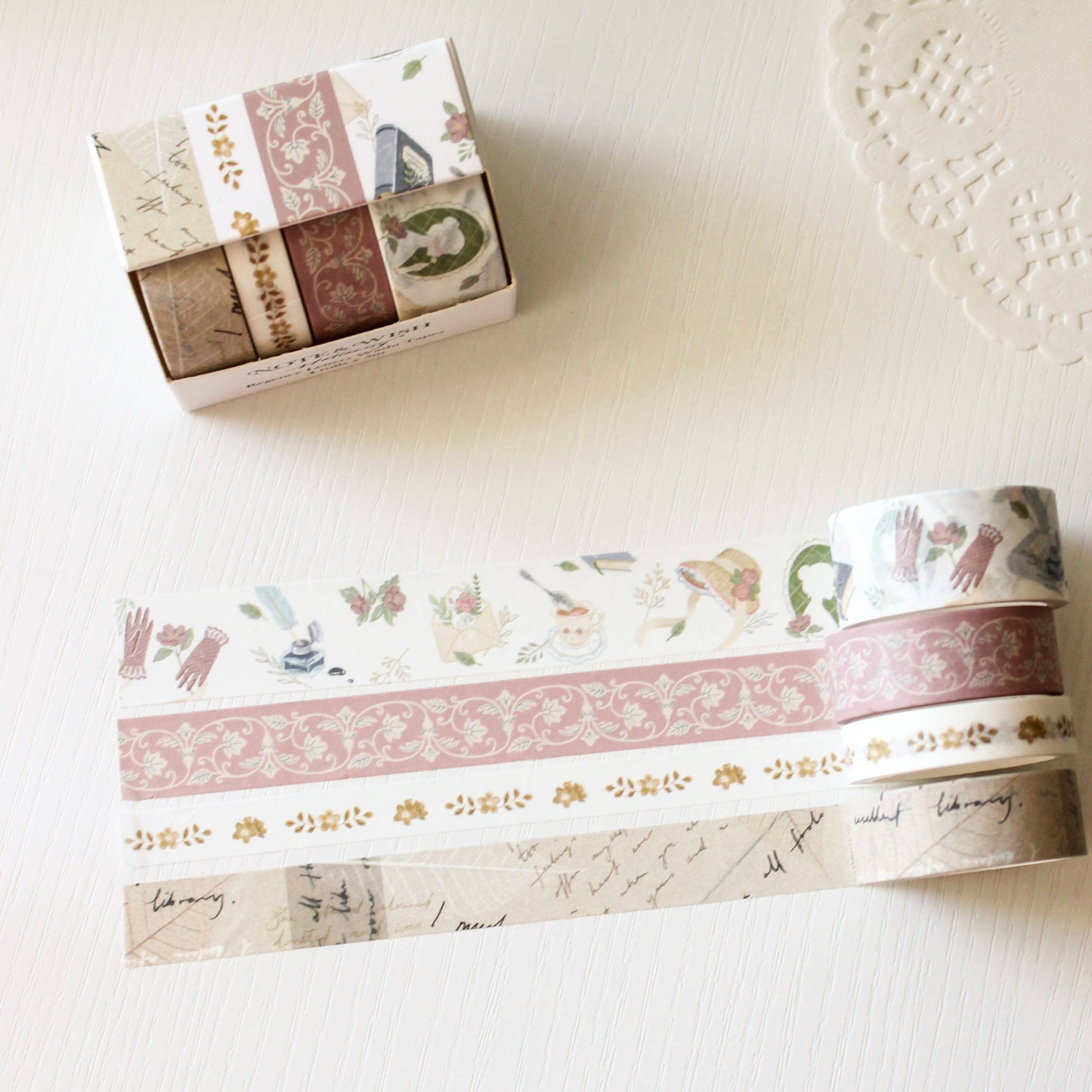 Regency Letters Washi Gift Set - Jane Austen Inspired Washi-DutchMills