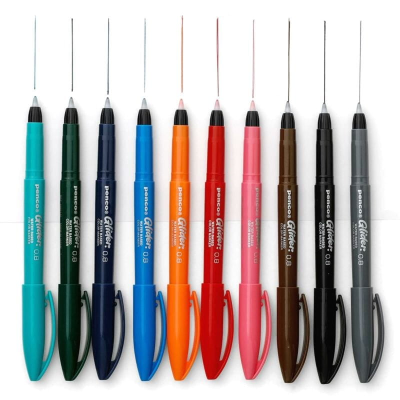 Penco - Glider Colour Pen Brown-Stift-DutchMills