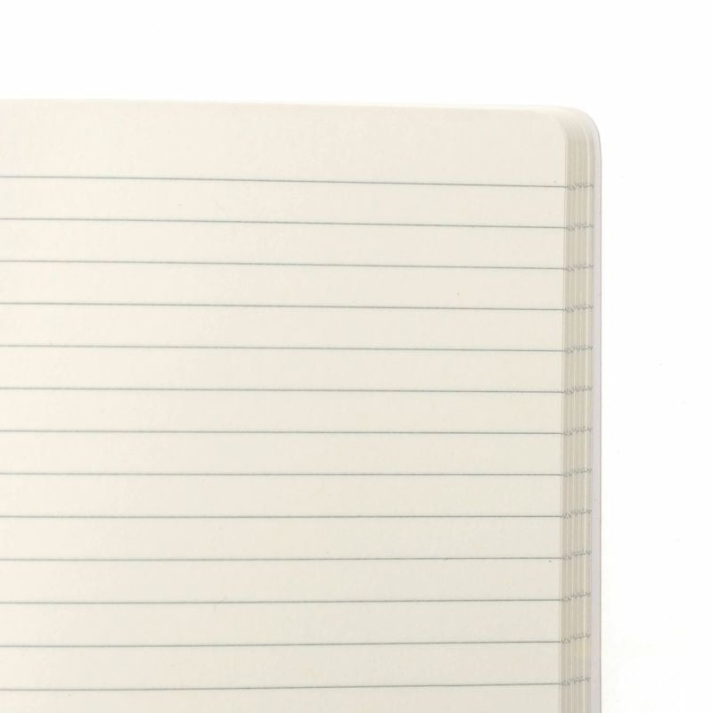 Penco - Soft PP Notebook A5 Ruled - White-Notitieboek-DutchMills