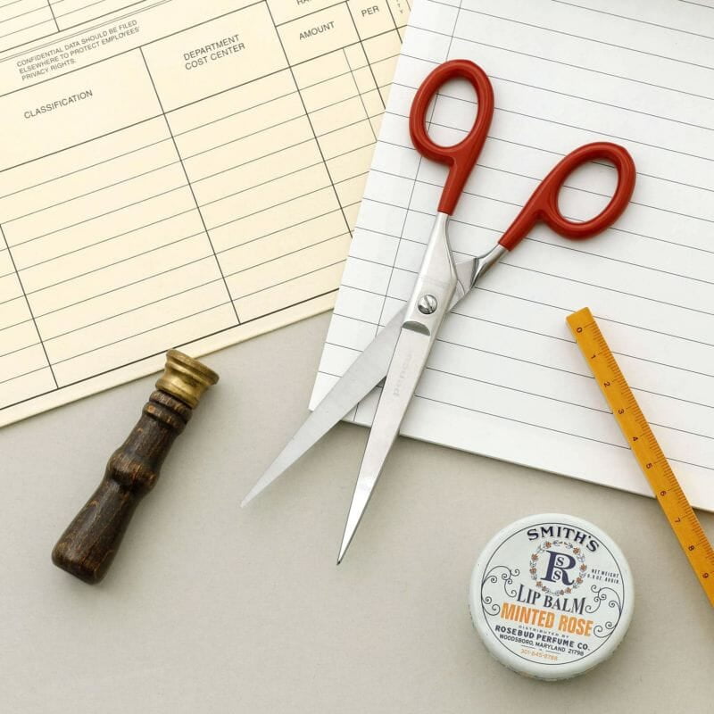 Penco - Stainless Scissors Large Red-Schaar-DutchMills