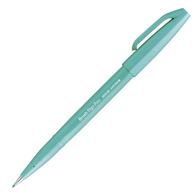 Pentel - Brush Sign Pen SES15C - D4X - Emerald Green-Stift-DutchMills
