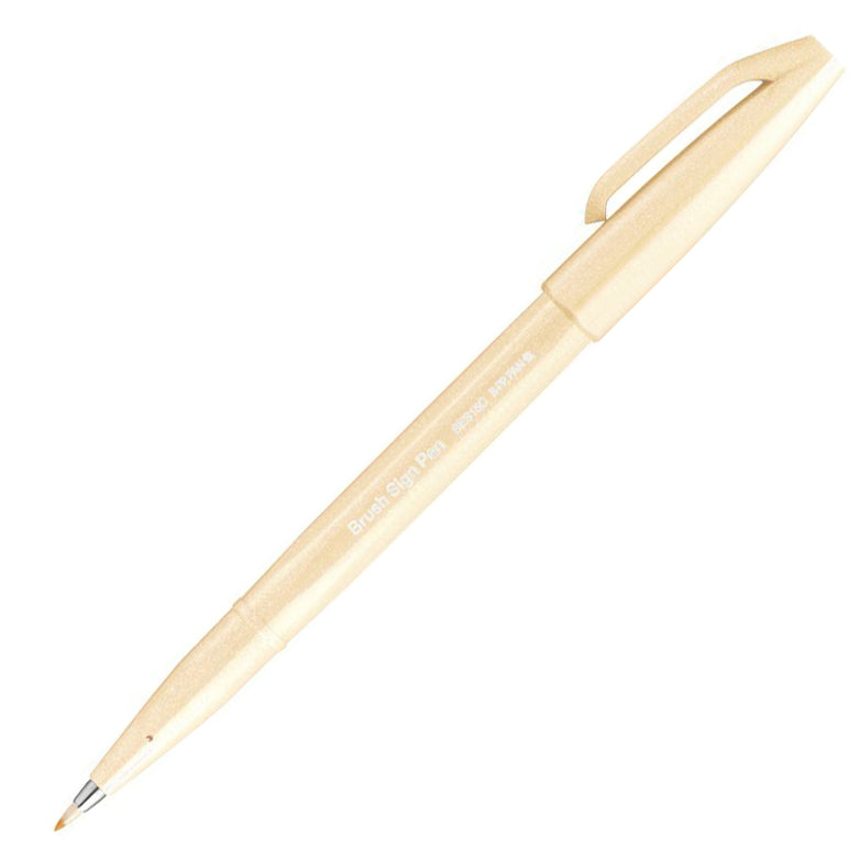 Pentel - Brush Sign Pen SES15C -F3X - Pale Orange-Stift-DutchMills