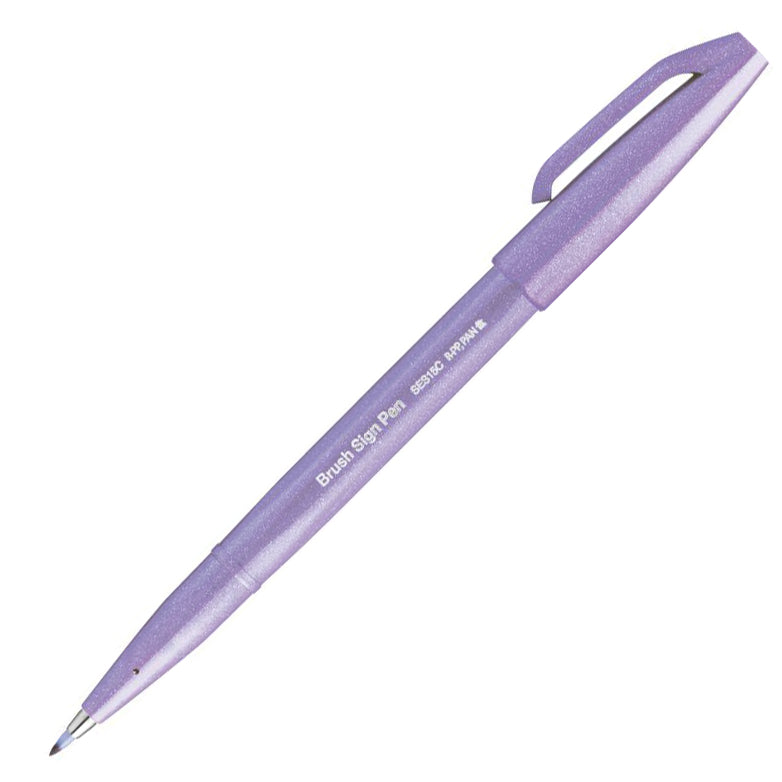 Pentel - Brush Sign Pen SES15C - V3X - Light Violet-Stift-DutchMills