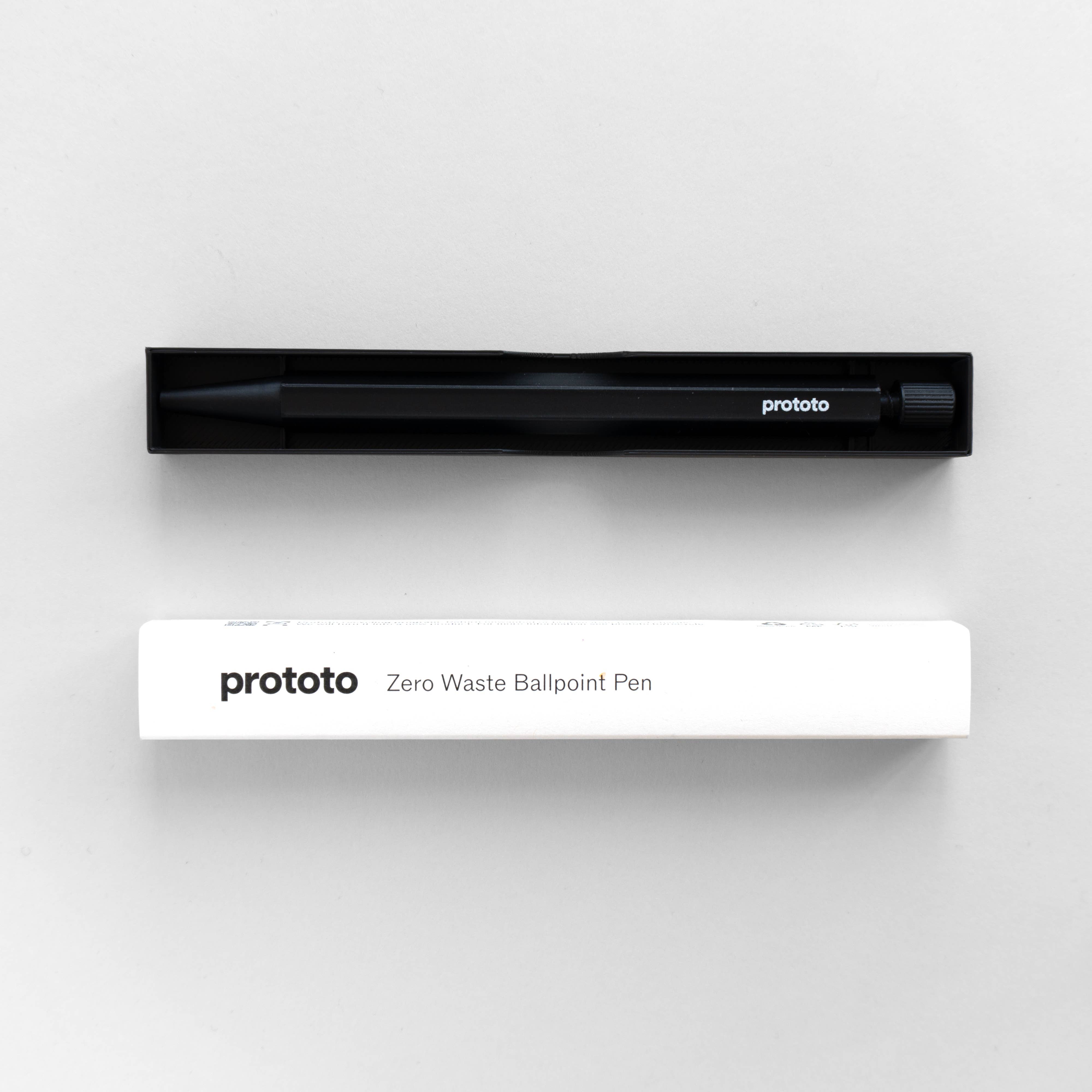 Prototo - Zero Waste ballpoint pen in Black-Balpen-DutchMills