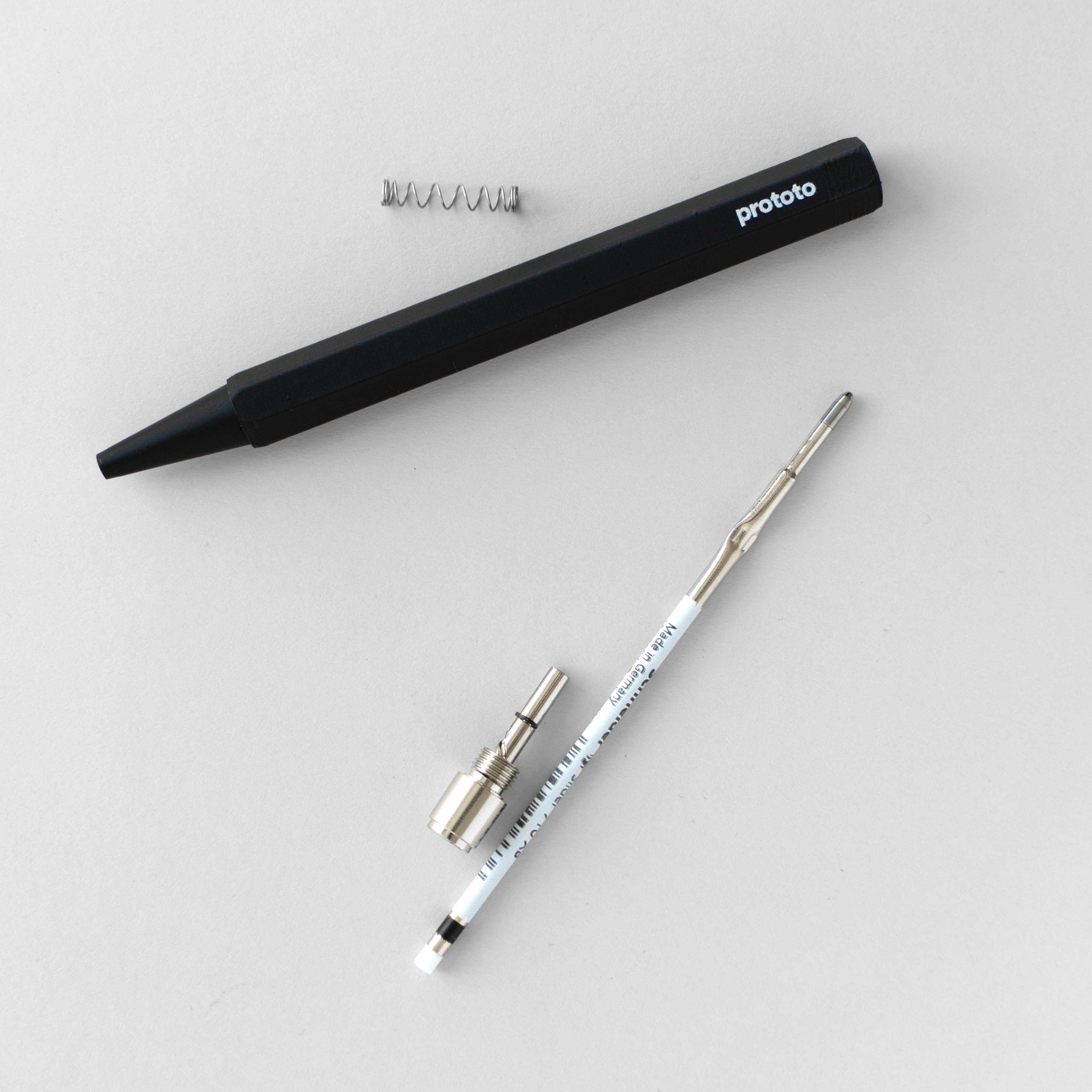 Prototo - Zero Waste ballpoint pen in Black-Balpen-DutchMills
