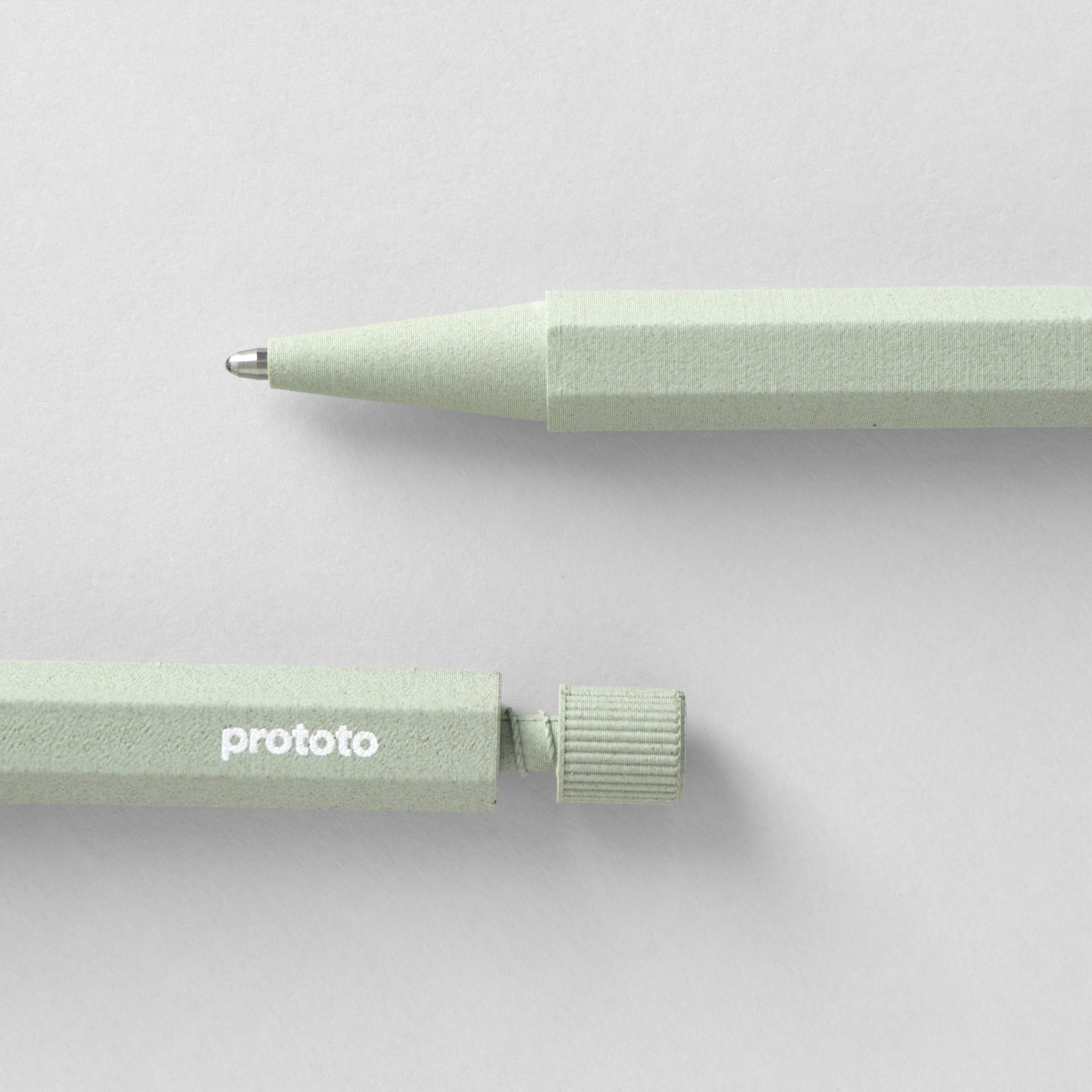 Prototo - Zero Waste ballpoint pen in Sage-Balpen-DutchMills