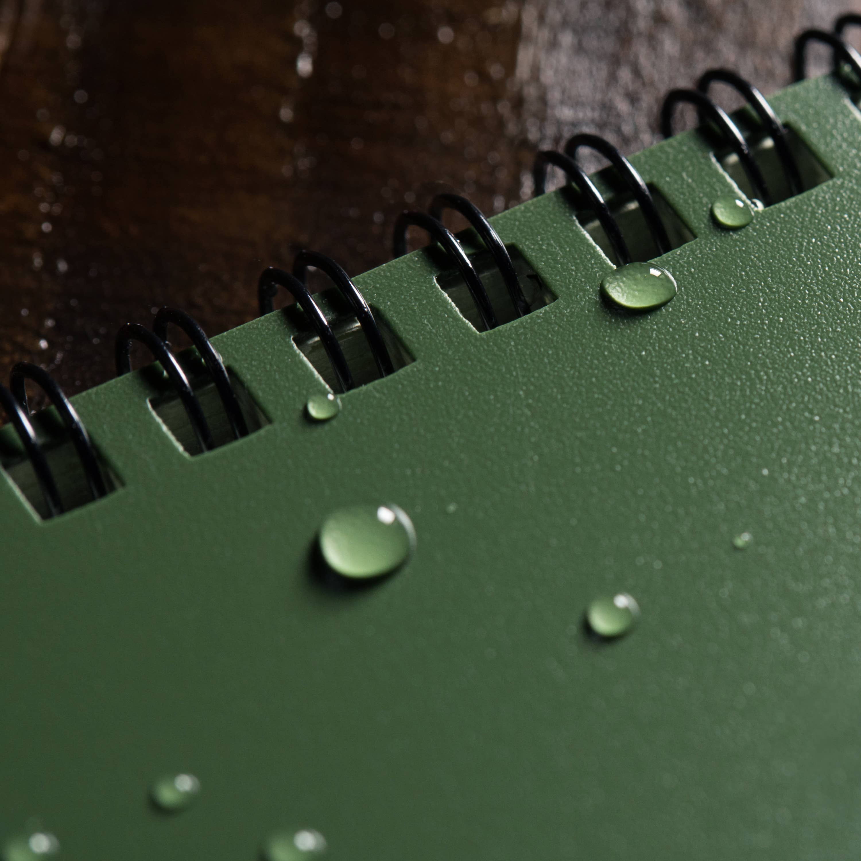 Rite in the Rain 4.625" x 7" Side Spiral Notebook, Green-DutchMills