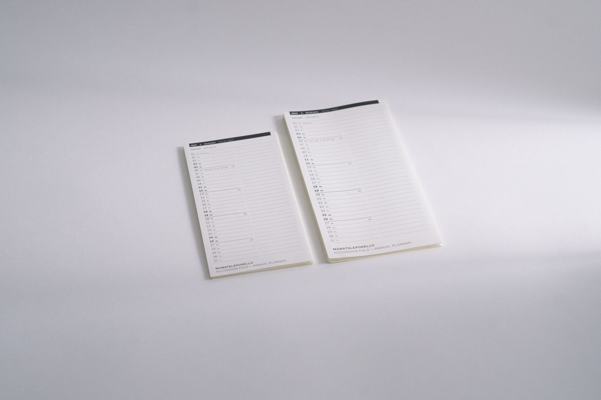 Roterfaden - Accordion Fold Year Planner 2025-Agenda-DutchMills