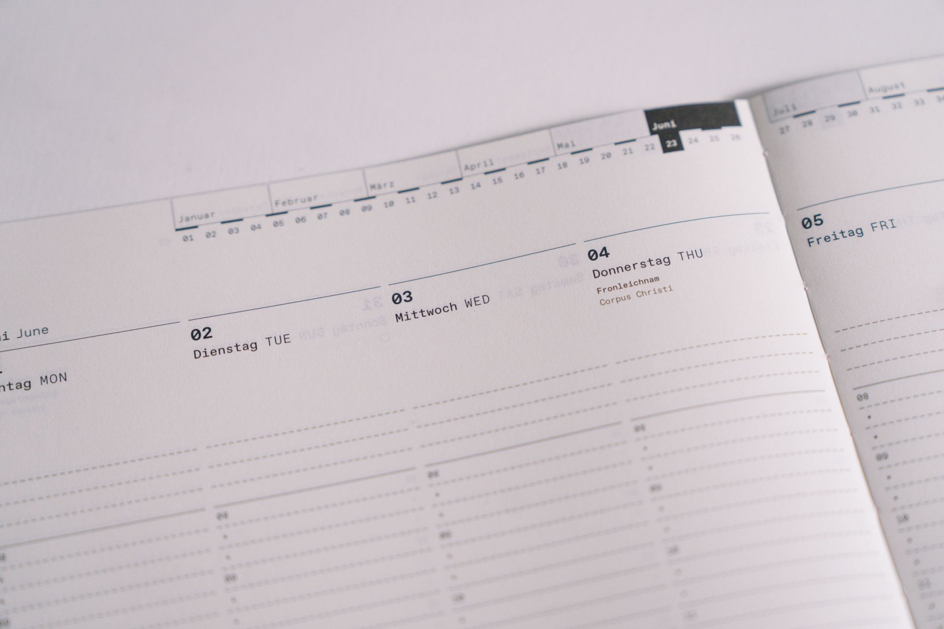 Roterfaden - Year Calendar 2026-Agenda-DutchMills