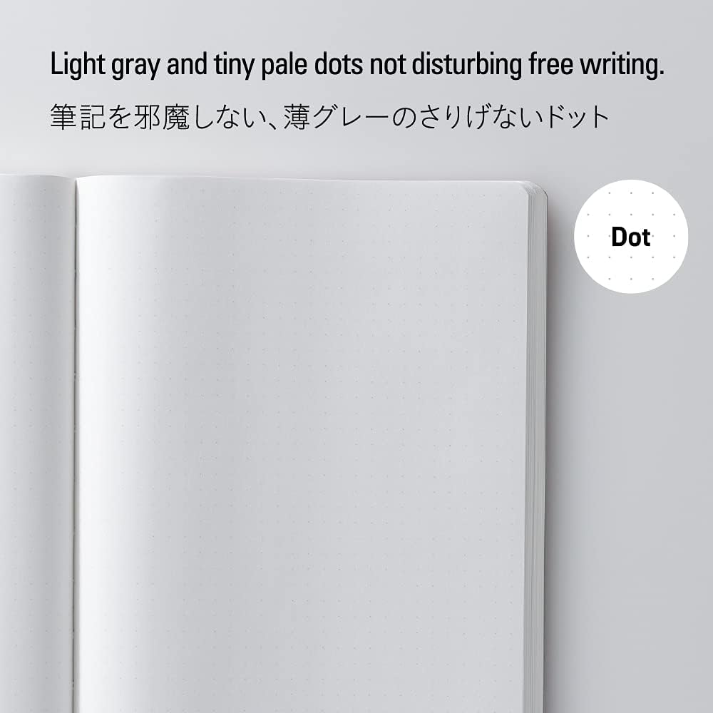 Stalogy - 1/2 Year Notebook - A5 Black - Dot Grid-Notitieboek-DutchMills